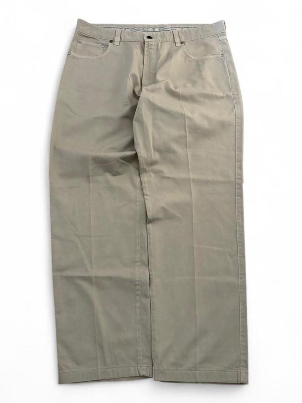 Ermenegildo Zegna Men’s Cotton Khaki Chino Pants 5-Pocket Made in Italy 38 X 31